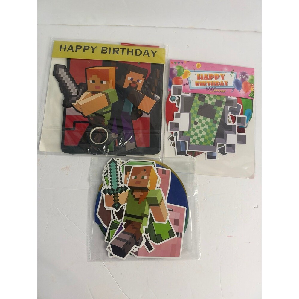 Minecraft Birthday Decor - Picture 1 of 2